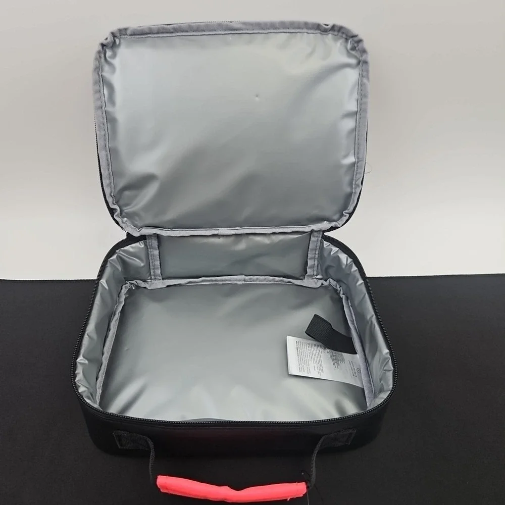 Nike Just Do It Bumper Sticker Fuel Pack Lunch Box‎ Insulated Bag Black Pink New